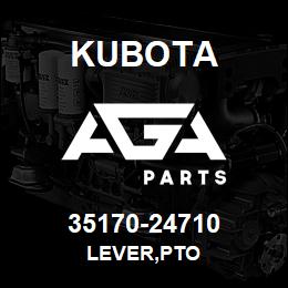 35170-24710 Kubota LEVER,PTO | AGA Parts