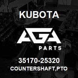 35170-25320 Kubota COUNTERSHAFT,PTO | AGA Parts