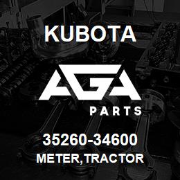 35260-34600 Kubota METER,TRACTOR | AGA Parts