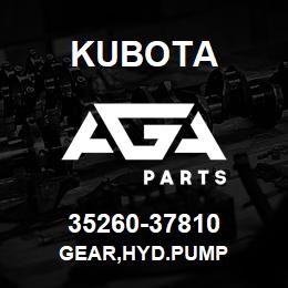 35260-37810 Kubota GEAR,HYD.PUMP | AGA Parts