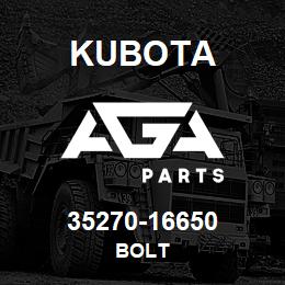 35270-16650 Kubota BOLT | AGA Parts