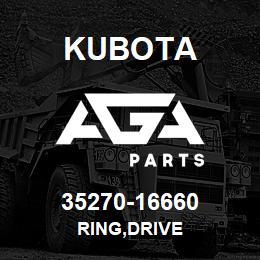 35270-16660 Kubota RING,DRIVE | AGA Parts