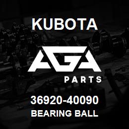 36920-40090 Kubota BEARING BALL | AGA Parts