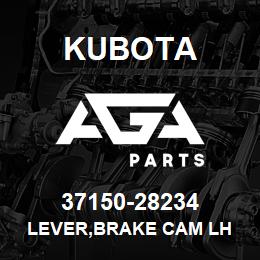 37150-28234 Kubota LEVER,BRAKE CAM LH | AGA Parts