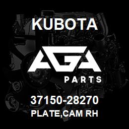 37150-28270 Kubota PLATE,CAM RH | AGA Parts