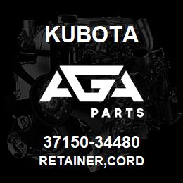 37150-34480 Kubota RETAINER,CORD | AGA Parts