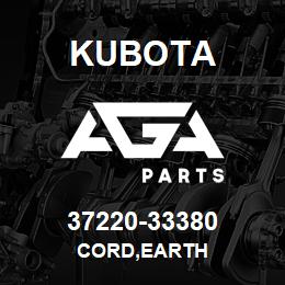 37220-33380 Kubota CORD,EARTH | AGA Parts