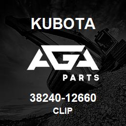 38240-12660 Kubota CLIP | AGA Parts