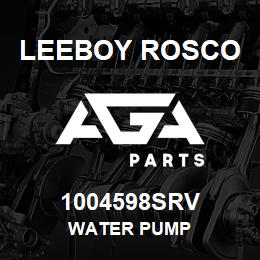 1004598SRV Leeboy Rosco WATER PUMP | AGA Parts