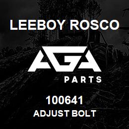 100641 Leeboy Rosco ADJUST BOLT | AGA Parts