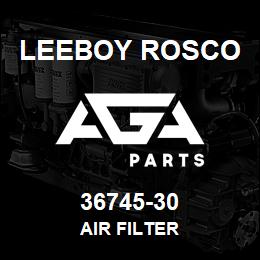 36745-30 Leeboy Rosco AIR FILTER | AGA Parts