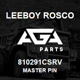 810291CSRV Leeboy Rosco MASTER PIN | AGA Parts