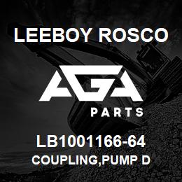 LB1001166-64 Leeboy Rosco COUPLING,PUMP D | AGA Parts