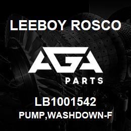 LB1001542 Leeboy Rosco PUMP,WASHDOWN-F | AGA Parts