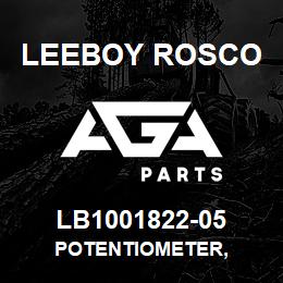 LB1001822-05 Leeboy Rosco POTENTIOMETER, | AGA Parts