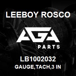 LB1002032 Leeboy Rosco GAUGE,TACH,3 IN | AGA Parts