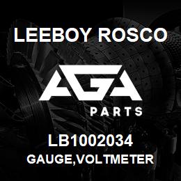 LB1002034 Leeboy Rosco GAUGE,VOLTMETER | AGA Parts
