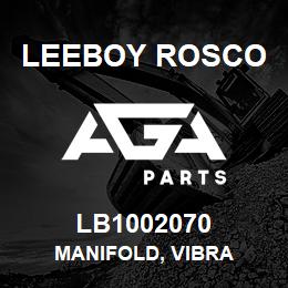 LB1002070 Leeboy Rosco MANIFOLD, VIBRA | AGA Parts