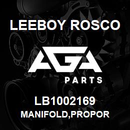 LB1002169 Leeboy Rosco MANIFOLD,PROPOR | AGA Parts