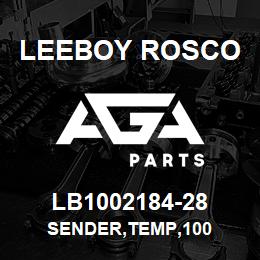 LB1002184-28 Leeboy Rosco SENDER,TEMP,100 | AGA Parts
