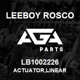 LB1002226 Leeboy Rosco ACTUATOR,LINEAR | AGA Parts