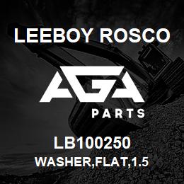 LB100250 Leeboy Rosco WASHER,FLAT,1.5 | AGA Parts