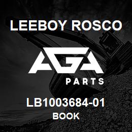 LB1003684-01 Leeboy Rosco BOOK | AGA Parts