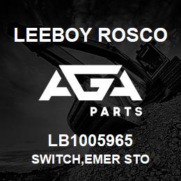LB1005965 Leeboy Rosco SWITCH,EMER STO | AGA Parts