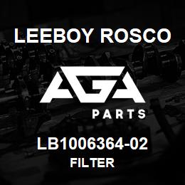 LB1006364-02 Leeboy Rosco FILTER | AGA Parts