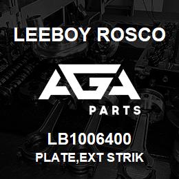 LB1006400 Leeboy Rosco PLATE,EXT STRIK | AGA Parts
