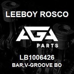 LB1006426 Leeboy Rosco BAR,V-GROOVE BO | AGA Parts