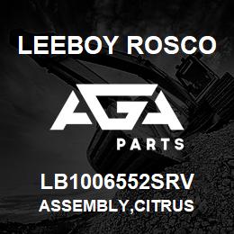 LB1006552SRV Leeboy Rosco ASSEMBLY,CITRUS | AGA Parts
