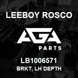 LB1006571 Leeboy Rosco BRKT, LH DEPTH | AGA Parts