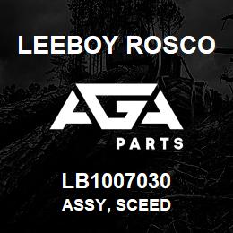 LB1007030 Leeboy Rosco ASSY, SCEED | AGA Parts