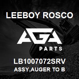 LB1007072SRV Leeboy Rosco ASSY,AUGER TO B | AGA Parts