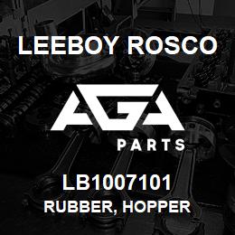 LB1007101 Leeboy Rosco RUBBER, HOPPER | AGA Parts