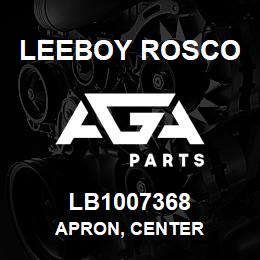 LB1007368 Leeboy Rosco APRON, CENTER | AGA Parts