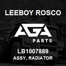 LB1007889 Leeboy Rosco ASSY, RADIATOR | AGA Parts