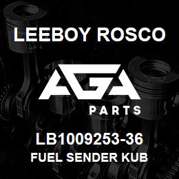 LB1009253-36 Leeboy Rosco FUEL SENDER KUB | AGA Parts