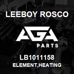 LB1011158 Leeboy Rosco ELEMENT,HEATING | AGA Parts