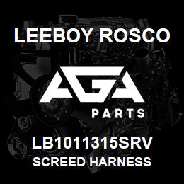 LB1011315SRV Leeboy Rosco SCREED HARNESS | AGA Parts