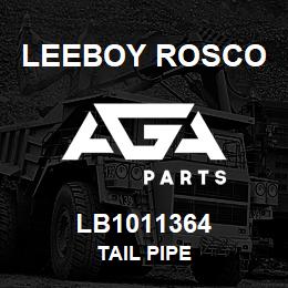 LB1011364 Leeboy Rosco TAIL PIPE | AGA Parts