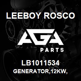 LB1011534 Leeboy Rosco GENERATOR,12KW, | AGA Parts