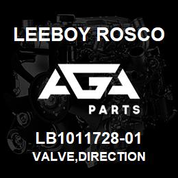 LB1011728-01 Leeboy Rosco VALVE,DIRECTION | AGA Parts