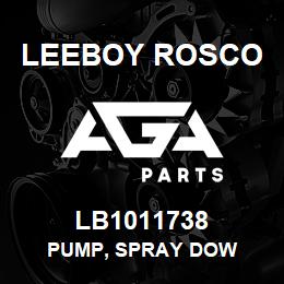 LB1011738 Leeboy Rosco PUMP, SPRAY DOW | AGA Parts