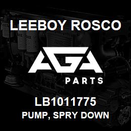 LB1011775 Leeboy Rosco PUMP, SPRY DOWN | AGA Parts