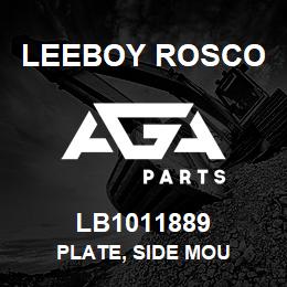 LB1011889 Leeboy Rosco PLATE, SIDE MOU | AGA Parts