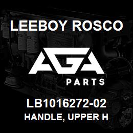 LB1016272-02 Leeboy Rosco HANDLE, UPPER H | AGA Parts