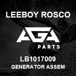 LB1017009 Leeboy Rosco GENERATOR ASSEM | AGA Parts