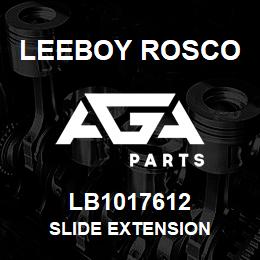 LB1017612 Leeboy Rosco SLIDE EXTENSION | AGA Parts